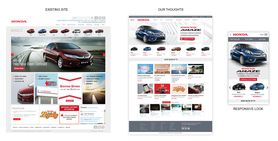 Honda Web Design